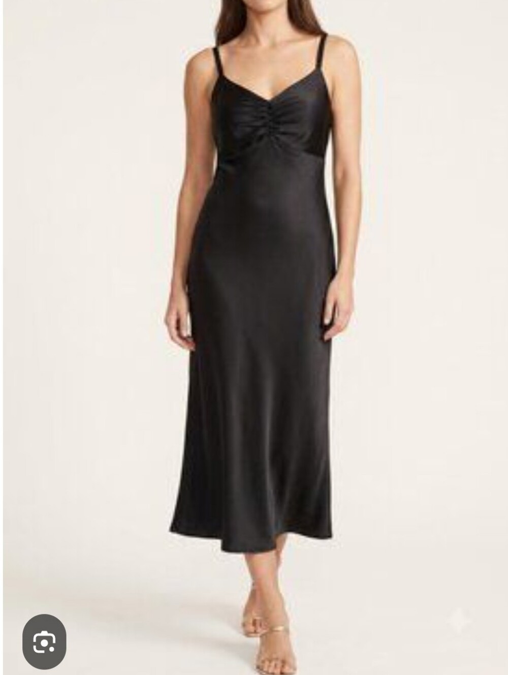 NWOT Sofia Jean by Sofia Vergara women's elegant black dress Size Large